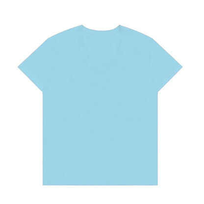 V-neck women's t-shirts and polos old money Women's clothing shirt Embroidery Classic Casual Basic Short Sleeve Polo women