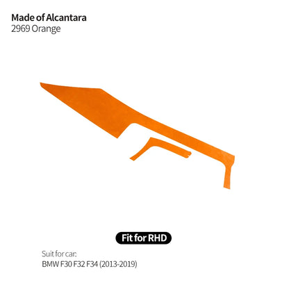 Made of Alcantara For BMW F30 F32 F34 Center Console Dashboard and Instrument Panel Trim Sticker Car Interior Tuning Accessories
