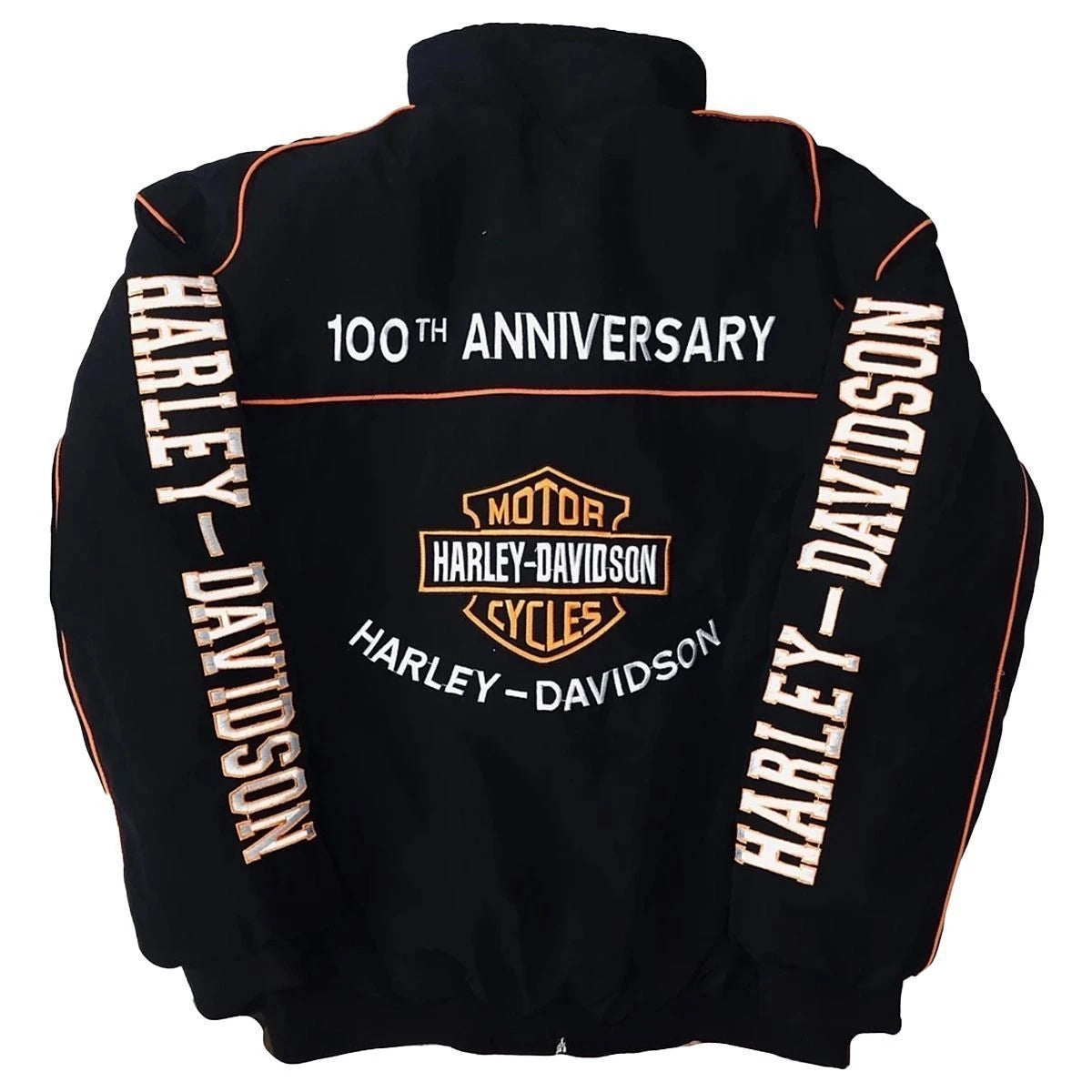 Harley Davidson Man Racing Jacket Autumn Winter Embroidery Thick Coat Outdoor Keep Warm Lady Motorcycle Cycling Uniform Jacket
