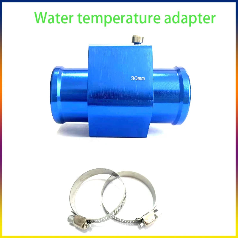 Water Temperature Sensor Head Joint Sensor Radiator Adapter 1/8NPT 12V 24V Digital Water Temperature Gauge Voltmeter