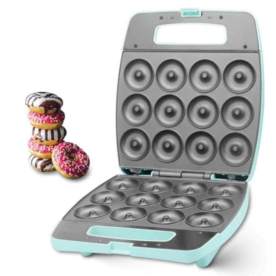 Mini Donut Maker Machine Bake 12 Mini Doughnuts Maquina Para Hacer Donas Perfect for Breakfast Snacks Desserts and More
