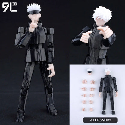 9L3D New 2025 Titan13 Fushiguro Desk Decoration LUCKY13 Mahoraga & Dogs T13 Multi-Jointed Dummy13 Stop Motion Animation For Fans