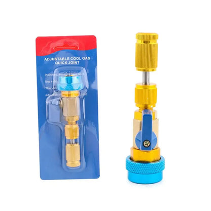 Adjustable A/C Valve Core Puller R134A High Low Pressure Wrench Remover Tool for Car Air Conditioner Repair Quick Removal