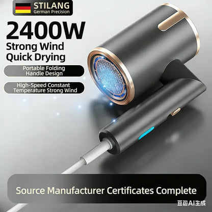 2026 Foldable Hair Dryer With Strong Wind Speed Of 9 Seconds And Quick Drying For Travel/Student Dormitories. Silent Hair Dryer