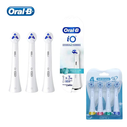 Oral B IO Series Replacement Brush Heads for Oral-B IO 2/3/5/7/8/9 Electric Toothbrushe Gentle Care Ultimate Clean Radiant White