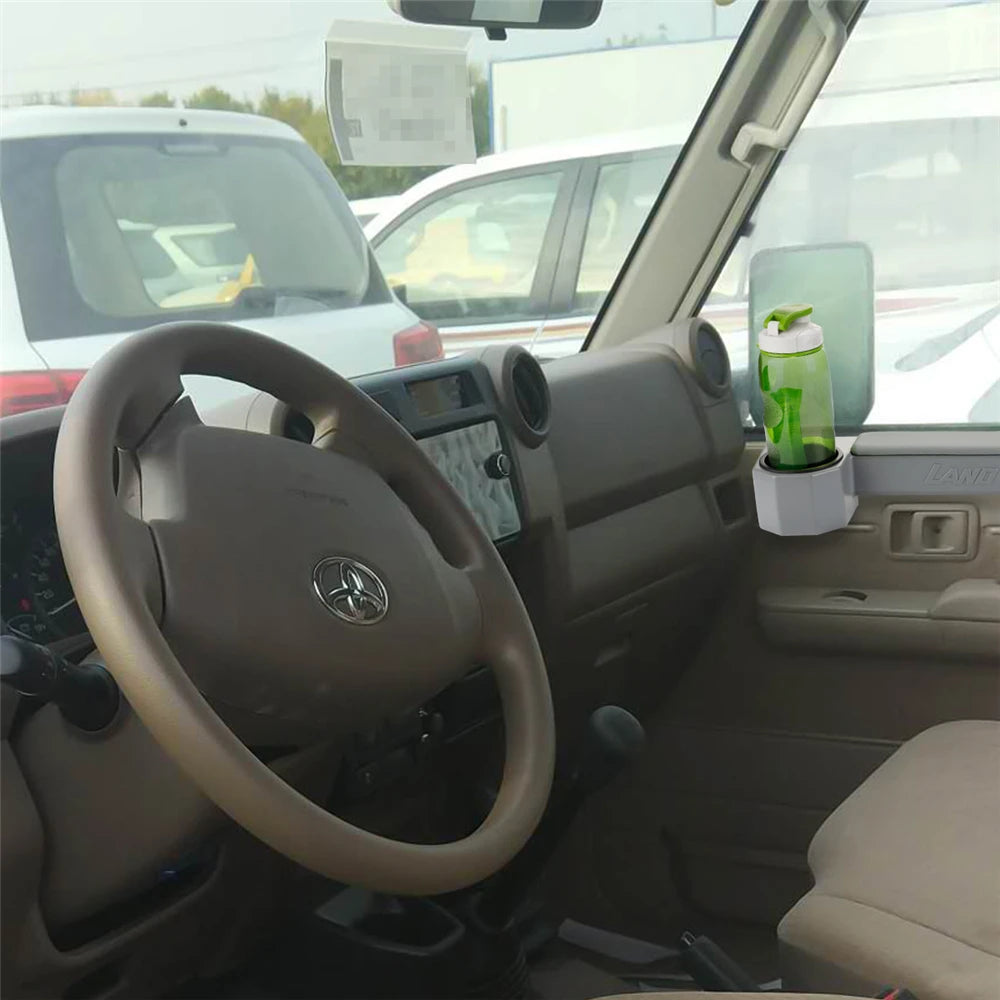 2Pcs Door Armrest Cup Holder Organizer for Toyota Land Cruiser 70 76 79 Hj75 Hzj75 Hzj79 Hdj79 Car Accessories