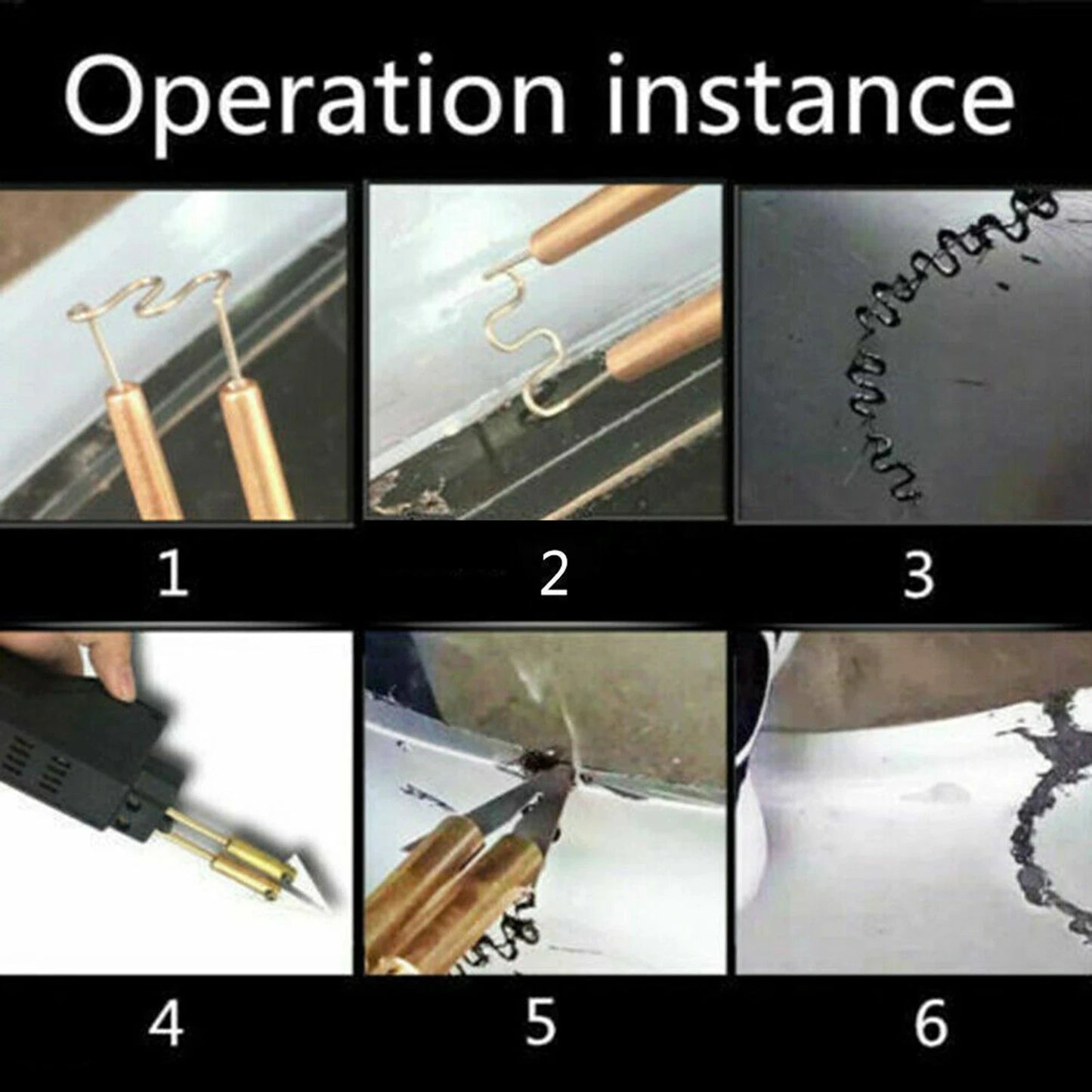100-600Pcs Auto Plastic Repair Welding Nails Car Bumper Repair Welded Stud Precut Wave Nails Machine Welding Hot Stapler