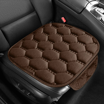 Winter Warm and Thick Velvet Car Seat Cushion Four Seasons Universal Single Seat Small Three piece Plush Warm Five Seat Anti sli