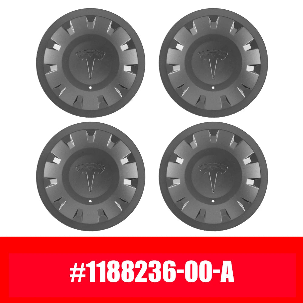 4pcs For Tesla Model Y Performance 21-inch Car Wheel Hub Center Cover Replacement Parts Auto Tire Hubcap Badge Decor Accessories