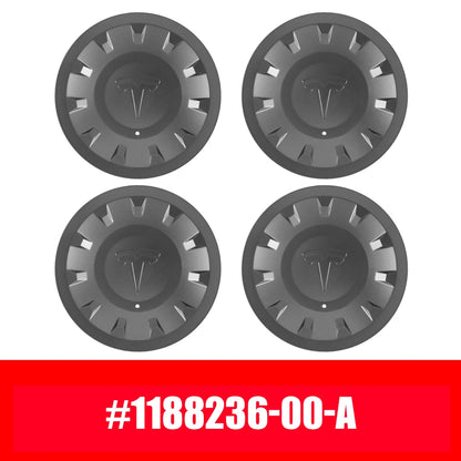 4pcs For Tesla Model Y Performance 21-inch Car Wheel Hub Center Cover Replacement Parts Auto Tire Hubcap Badge Decor Accessories