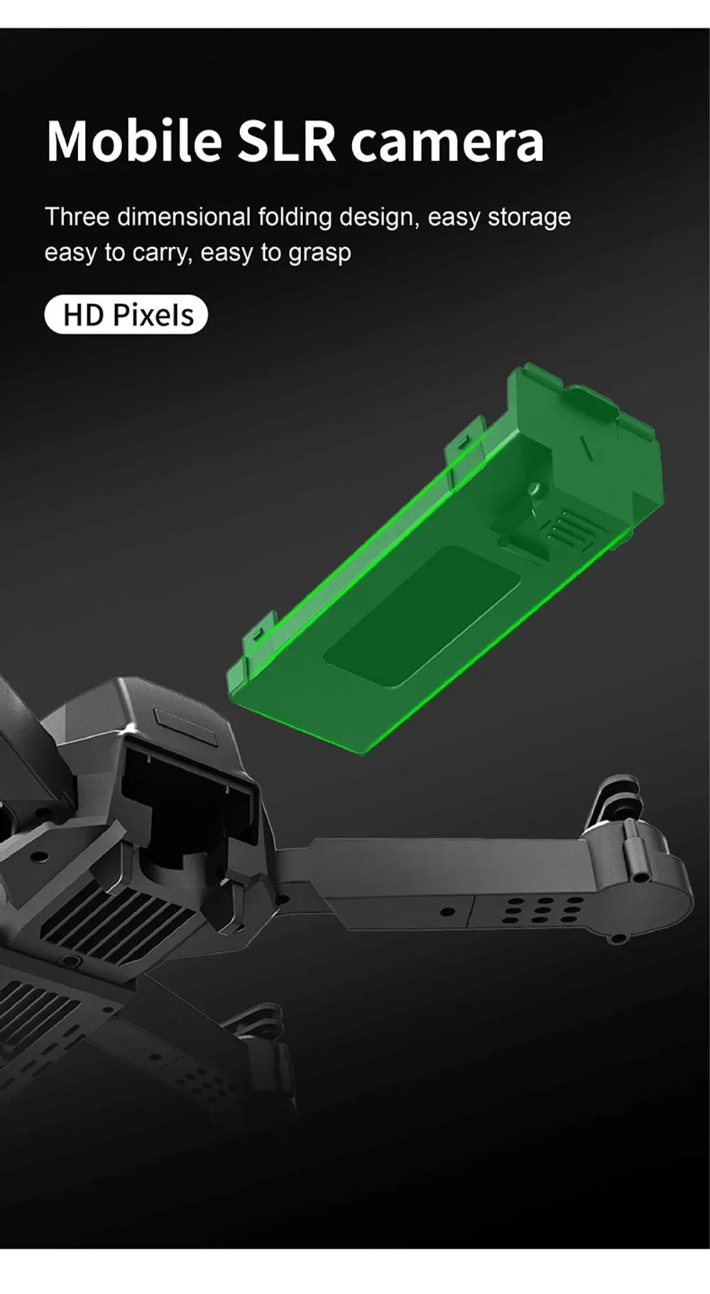 E99 Folding Drone Quadcopter Remote Control Handle Four Axis Aircraft HD 4K Photography UAV Altitude Fixation