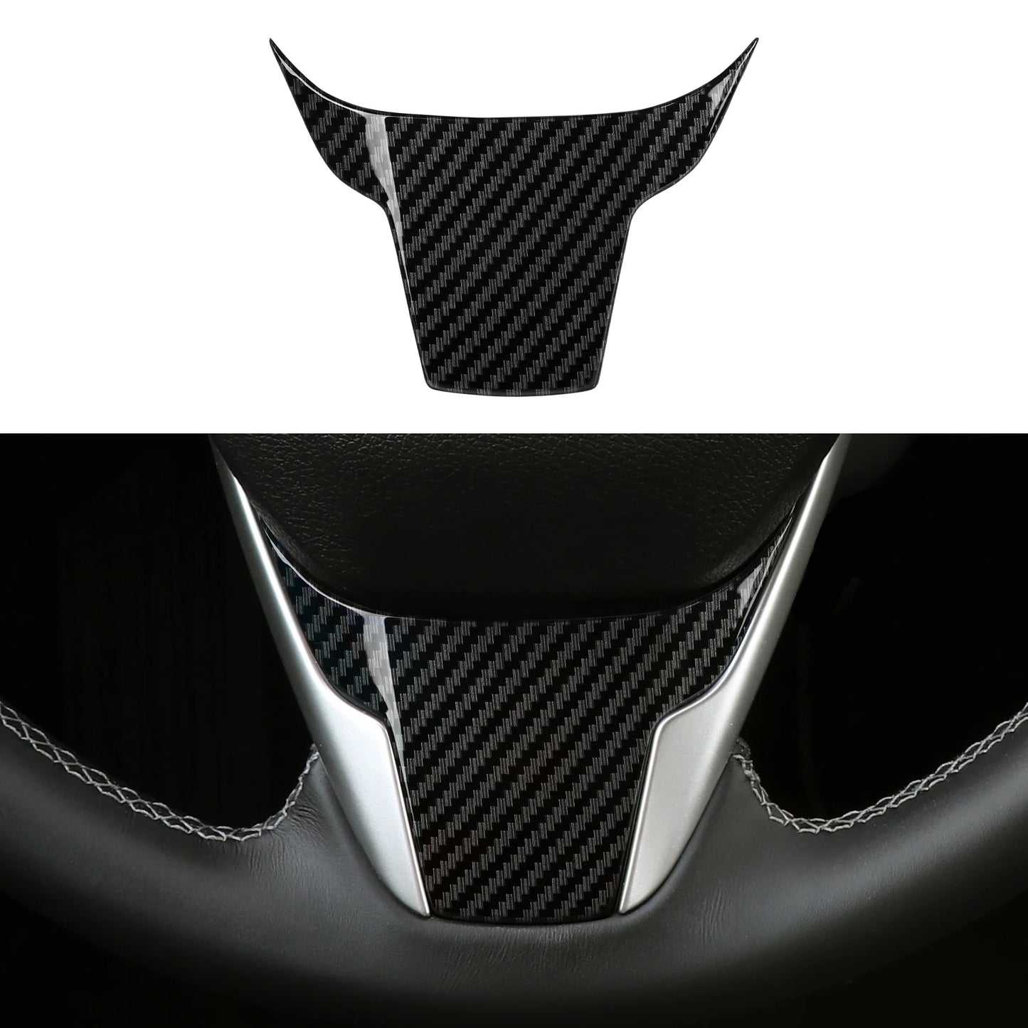 For Honda Civic 10th Gen (2016 -2021) Interior Accessories, Car Center Console Gear Shift Panel , Carbon Fiber ABS Trim Sticker