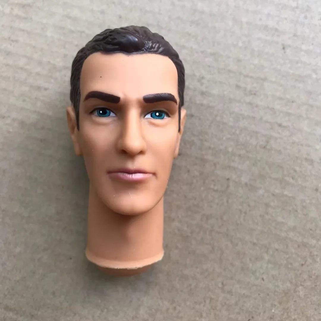 Male Doll Heads Quality Makeup Doll Figure Collection Doll Parts Famous Men Stars Rare Face Doll Heads DIY Toy Accessories