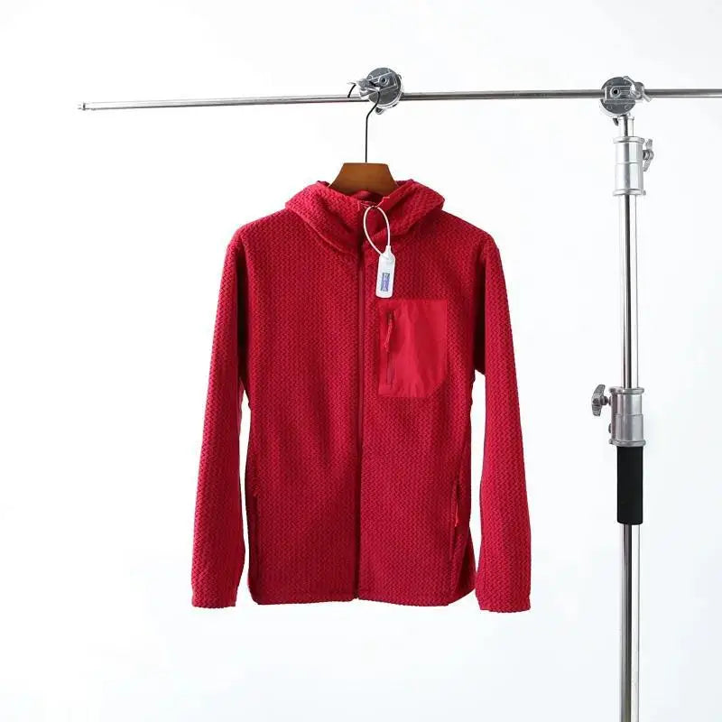 2026 Outdoor Autumn and Winter Men's and Women's Fleece Cardigans Are Casual and Versatile, with Thick and Warm Hooded Jackets