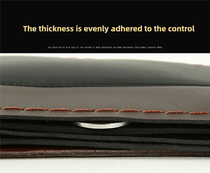 Leather Hand Sewn Steering Wheel Covers Universal DIY Braiding Car Steering Wheel Cover Car Accessories Steering Wheel Wrap 38CM