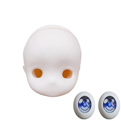 Anime Face Doll Head DIY 30cm Doll Makeup Doll Head or Whole Doll Makeup 1/6 Bjd Doll Girl Doll Toy Gift