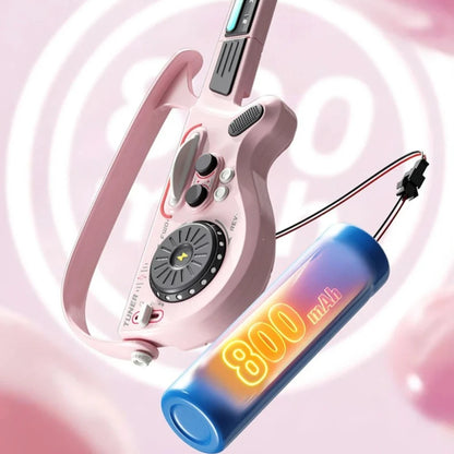 Intelligent Non String DJ Electronic Guitar Foldable Bluetooth Connect Multifunctional Music Toy Integrated Guitar for Party