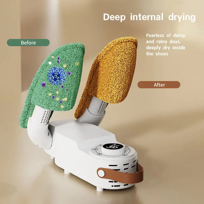 2025 Intelligent Timing Portable Shoe Dryer Multifunctional Folding Expansion With Deodorization Sterilization Foldable
