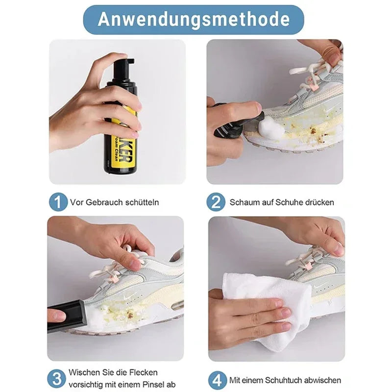 Sneaker Shoe Cleaning Kits Set Sports Shoes Cleaning Dry Cleaning Spray Set Small White Shoes Shoe Cleaning Set Shoe Cleaner Kit
