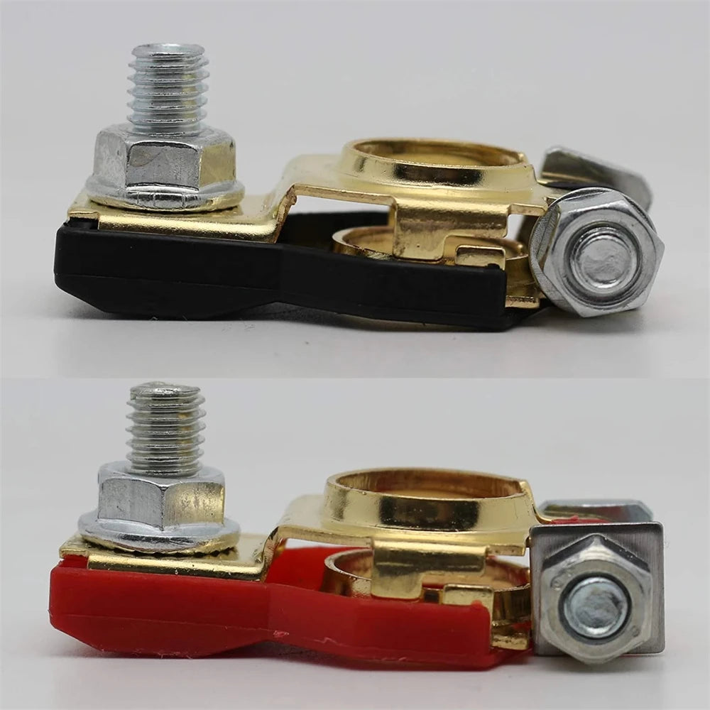 2Pcs Automotive Battery Terminal Wire Cable Clamp Quick Release Connector Clamp Clip Connector For Car Caravan Boat 12V 24V
