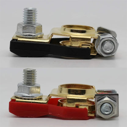 2Pcs Automotive Battery Terminal Wire Cable Clamp Quick Release Connector Clamp Clip Connector For Car Caravan Boat 12V 24V