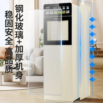Quick heating water dispenser with water bucket under it, household vertical dormitory fully automatic water dispenser