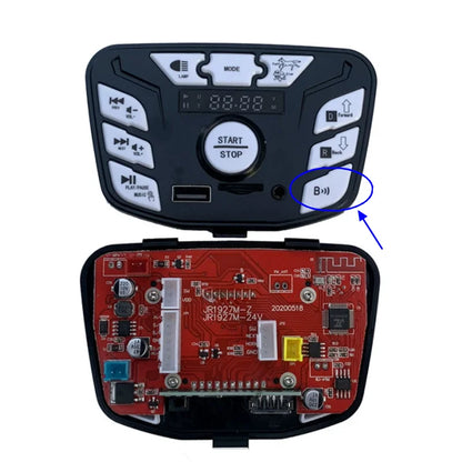Multi-functional children ride-on electric vehicle controller 12V, JR1844N central controller for baby car