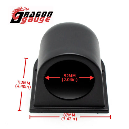 「DRAGON」 52mm Tachometer PRM Boost Gauge Voltage EGT Gauge Water Temperature Oil Temp Oil Pressure Car Gauge Fit for 12V Car