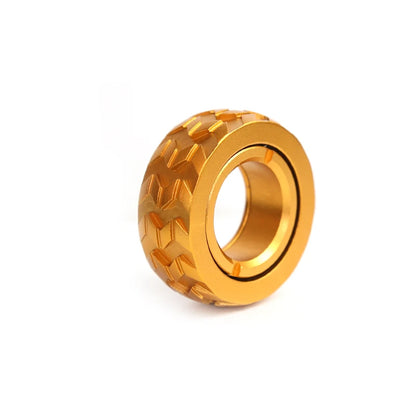 Mechanical Fidget Ratchet Ring EDC Fidget Sliders Fidget Toys Stress Relief For Adults Magnetic Metal For Adult Children Gift
