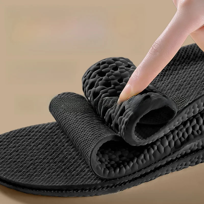 Antibacterial Breathable Shoe Insoles Unisex Hole Shoe Inserts Comfortable Anti Slip Absorbent Soft Bottom Women Men Pain Relief