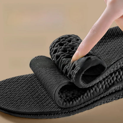 Antibacterial Breathable Shoe Insoles Unisex Hole Shoe Inserts Comfortable Anti Slip Absorbent Soft Bottom Women Men Pain Relief