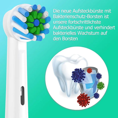 4-12pcs EB50 Cross Action Replacement Brush Heads For Oral B D12 D16 D100 3757 3709 pro3 pro1max electric toothbrush