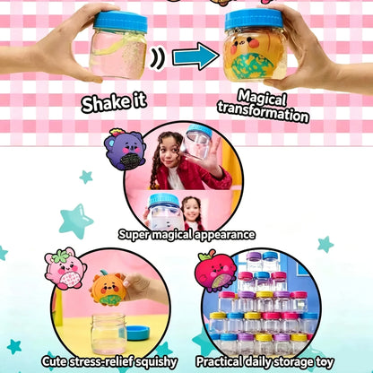 HOT Magic jellykins plush. put water in the container, shake and discover your new stuffed animal (spin master )stressrelieftoy