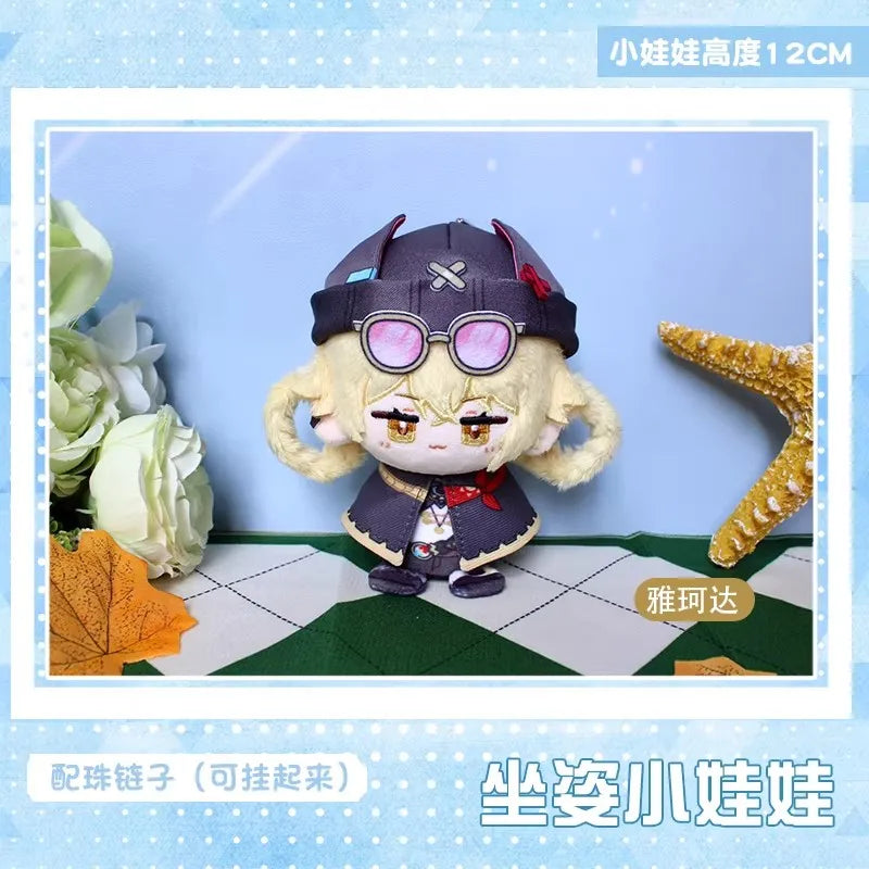 Genshin Impact stuffed toy Anime Games Plush doll Zibai Lohen Linnea Nicole Alice Illuga Nefer Jahoda Aino Lauma  Arlecchino Toy