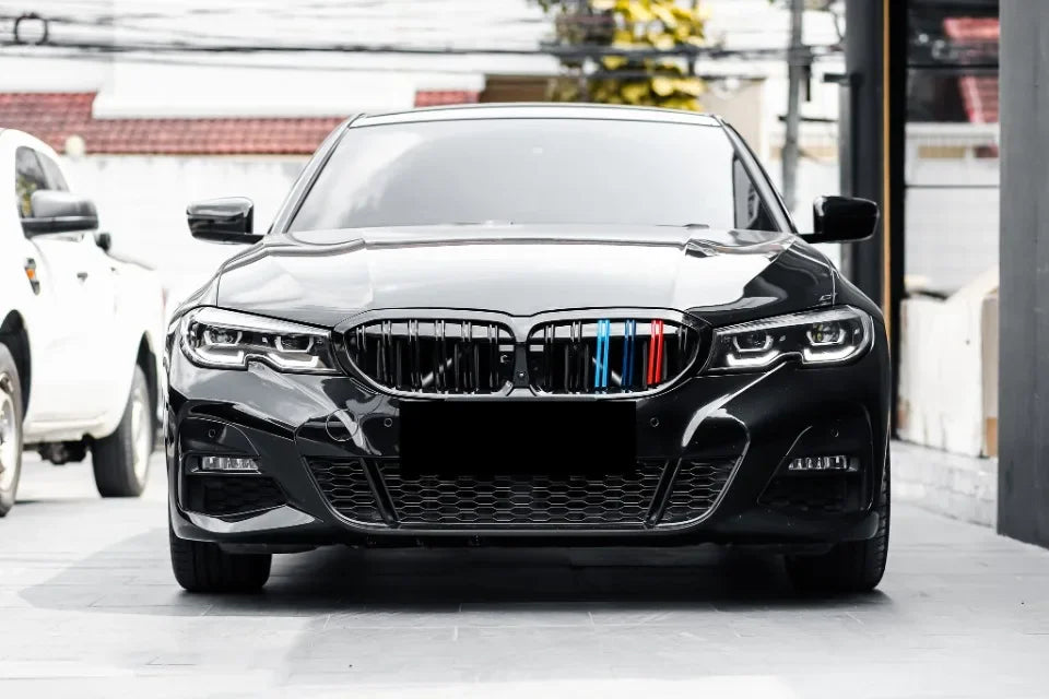 XVIP Front Bumper Kidney Grill Diamonds Style Grille For BMW 3-Series G20 G21 2019-2022 318i 320i 320d 330i 340i 340d M Sport