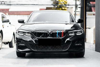 XVIP Front Bumper Kidney Grill Diamonds Style Grille For BMW 3-Series G20 G21 2019-2022 318i 320i 320d 330i 340i 340d M Sport