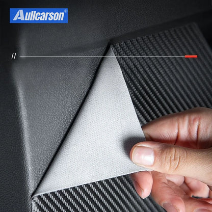 For BYD Sealion 7 EV 2025 Door Anti Kick Pad Protection Stickers Carbon Fiber Inner Side Edge Film Car Accessories Gift 4 Piece