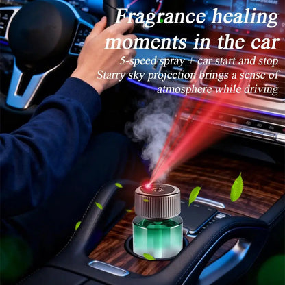 Smart Car Aromatherapy Diffuser Air Freshener Automatic Fragrance Spraying Long-lasting Light Fragrance Car Interior