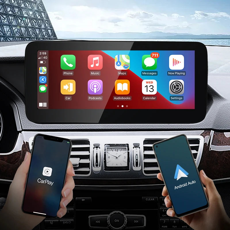 STWE New Car Multimedia Wireless Android AUTO CarPlay 10.25inch 12.3inch Screen For Mercedes Benz E Class W212 Car Video Players