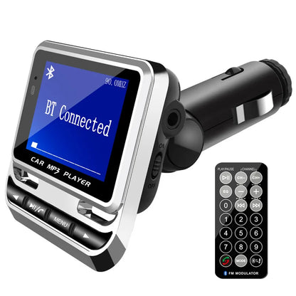 Colorful Car FM Transmitter Wireless Bluetooth 5.0 Car Kit Handsfree Calling AUX Mp3 Player Music Receiver Quick QC3.0 Charge