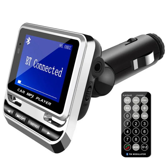 Colorful Car FM Transmitter Wireless Bluetooth 5.0 Car Kit Handsfree Calling AUX Mp3 Player Music Receiver Quick QC3.0 Charge
