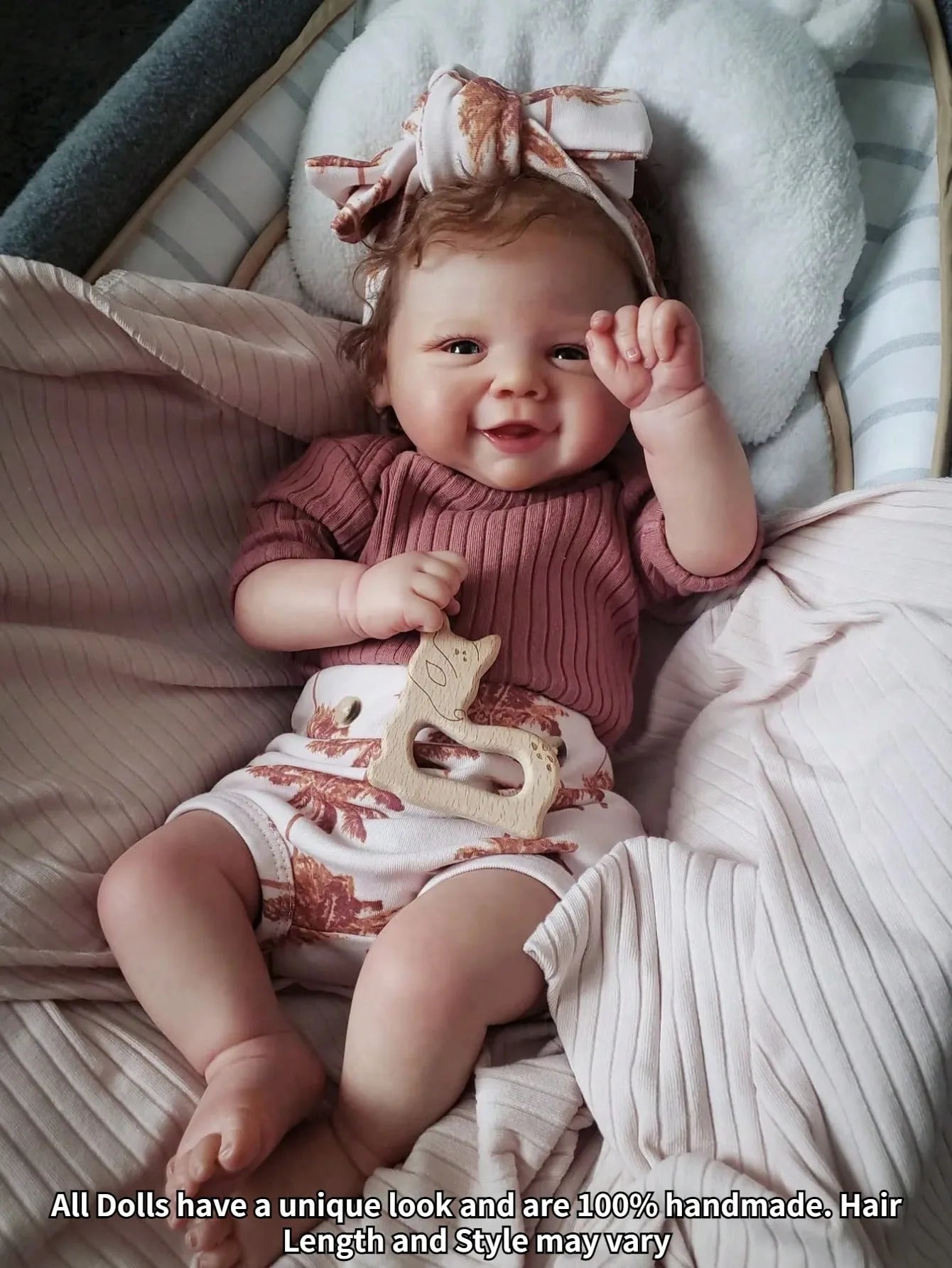 18 Inch Vivienne 3D Painted Skin bebe ruborn de silicona reborn dolls Soft Vinyl Touch feel Dolls
