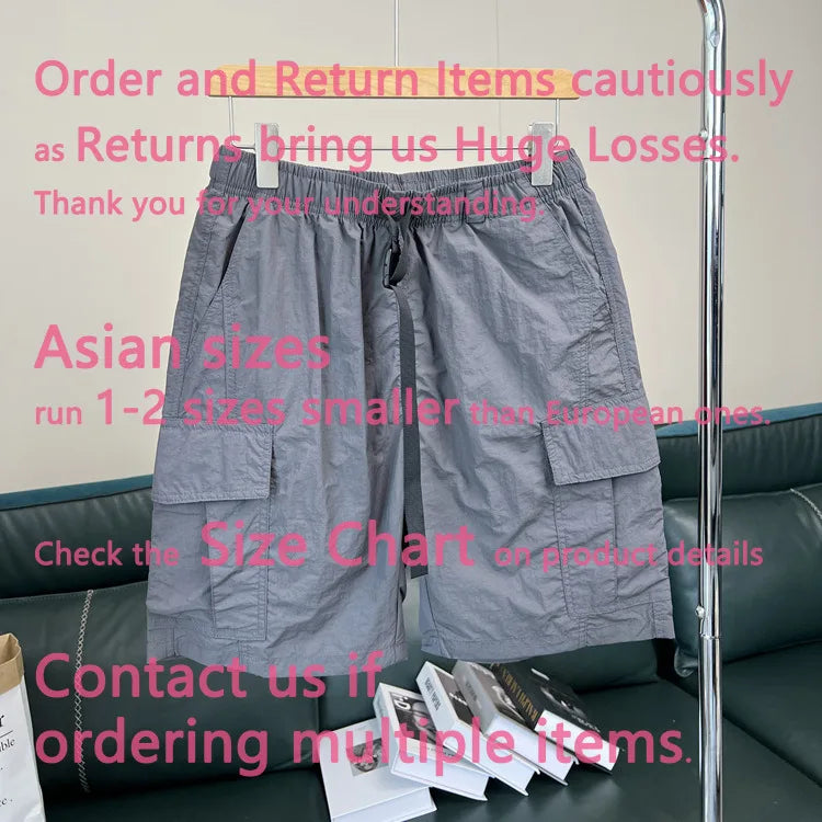 26 New Compass Button Patch Men's Shorts Pants Male Summer Breathable Solid Color Linen Trousers Beach Shorts Fitness Streetwear
