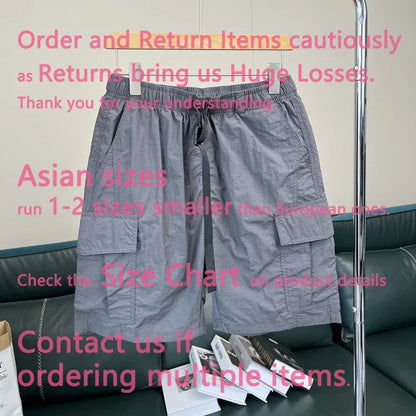 26 New Compass Button Patch Men's Shorts Pants Male Summer Breathable Solid Color Linen Trousers Beach Shorts Fitness Streetwear