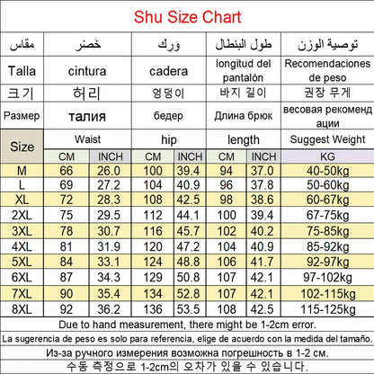 M-8XL Men's Down Pants Plus Size Winter Three-layer Windproof and Waterproof Large Size Plus Velvet Thick Warm Casual Joggers