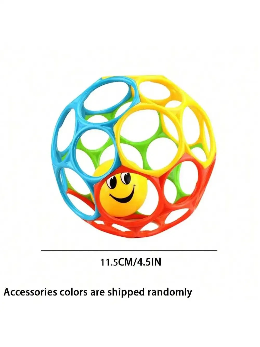 Sensory Teething Ball for Babies, Promotes Motor Skill Development, Baby Shaker, Chew Toy for Teething,Infant , Educational.