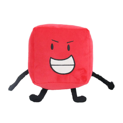 Bfdi Four Plush Doll Game Battle for Dream Island Cosplay Plushie Toy Number Flower Woody Coiny Firey Lollipop Soft Kids Gift