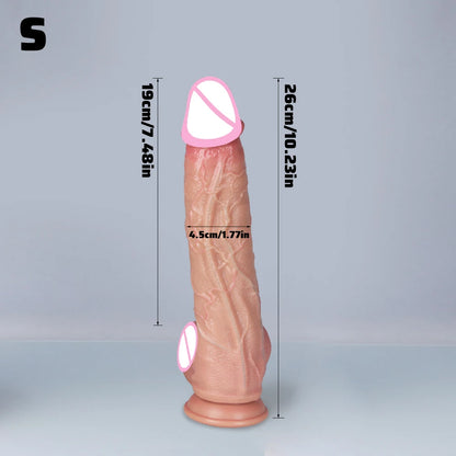 3Colors Penis Super Realistic Veins Soft Dildo Male Silicone Genitals Vaginal Masturbation Suction Cup Dick Woman Anal Sex Toy