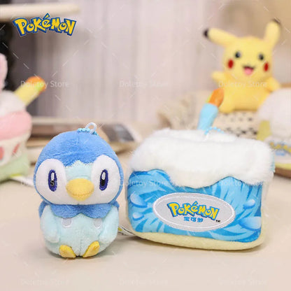 34 Styles Pokemon Plush Keychain Cartoon Toys Pikachu Eevee Charmander Squirtle Mew Snorlax Jigglypuff Doll Kids Kawai Toy Gift