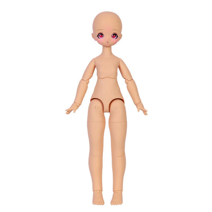 ICY DBS 1/4 Dream Fairy Nude Doll with Eye Makeup or No Makeup white and tan skin 40cm Makeup Doll Head and Body Toy Gift SD